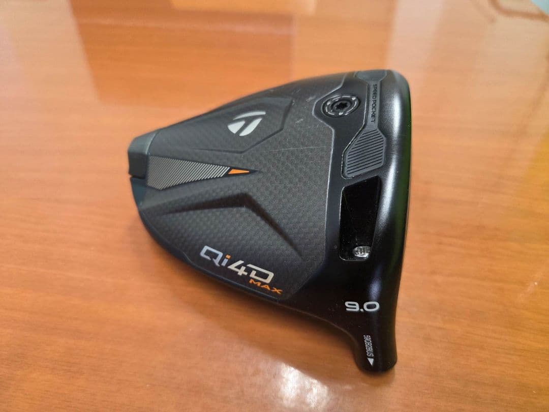 最終出品1日のみ テーラーメイド Qi4D MAX ドライバー ヘッド 9.0