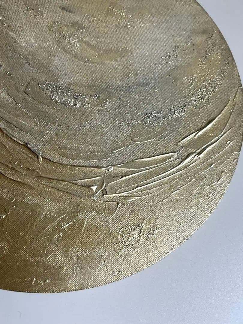 -Texture Art／30cm サークル N.キャンバスボード d