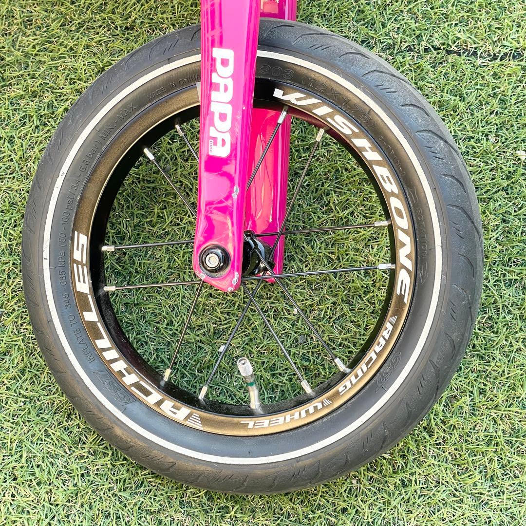 papabike　パパバイク　FTL　ランバイク　パープル　紫　白　完成車