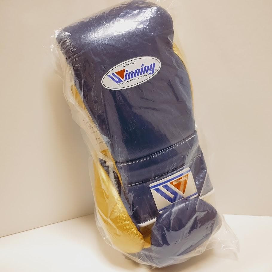 Winning ウイニング ボクシンググローブ 14oz 紺金 別注品③