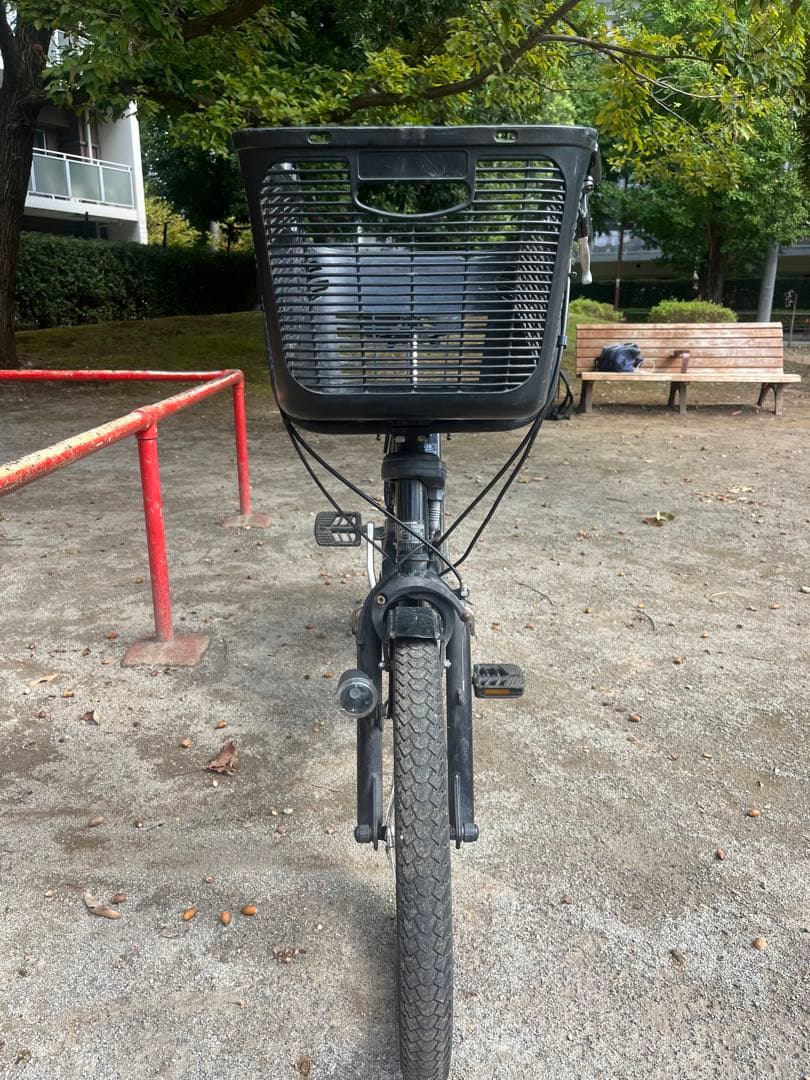 難ありPanasonic 電動アシスト自転車 ブラック　中古
