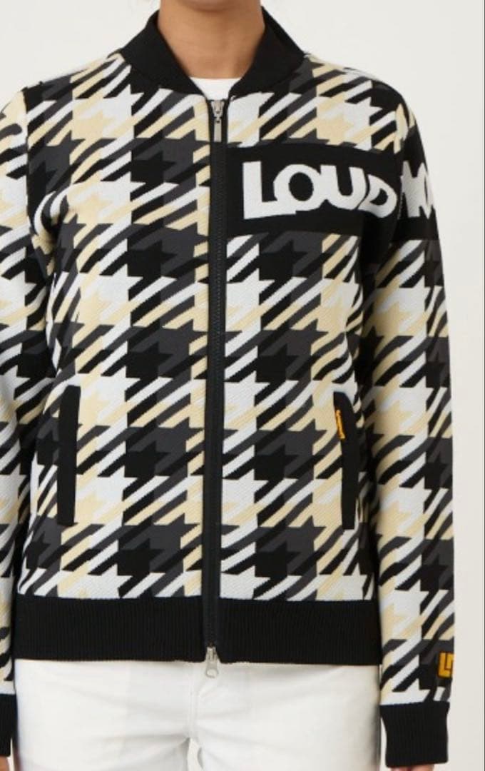 LOUDMOUTH チドリ柄 フルジップジャケット