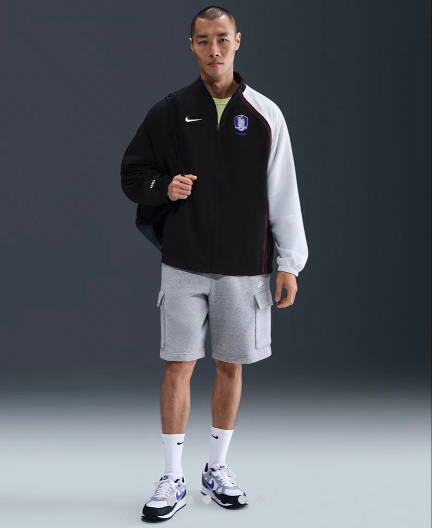 新品　Nike 韓国代表 ジャージ XL 黒/白