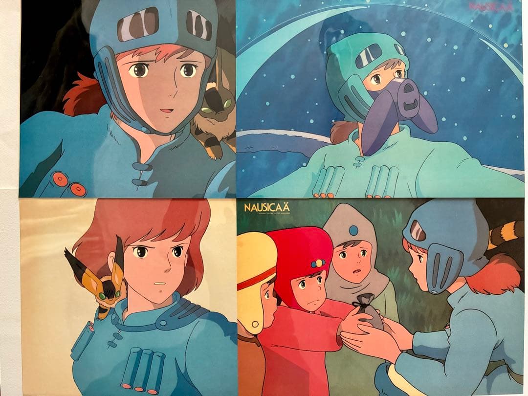 風の谷のナウシカ　映画化記念版 セルタッチポスター4枚