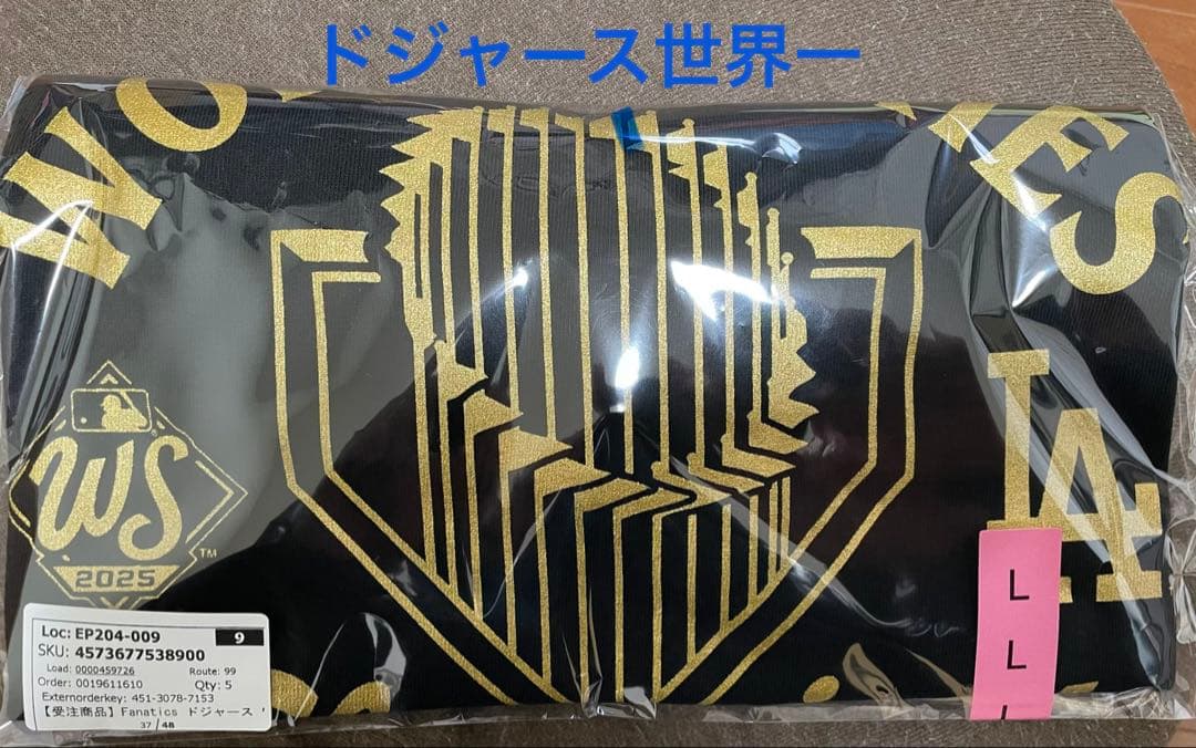 ドジャース　優勝　Tシャツ