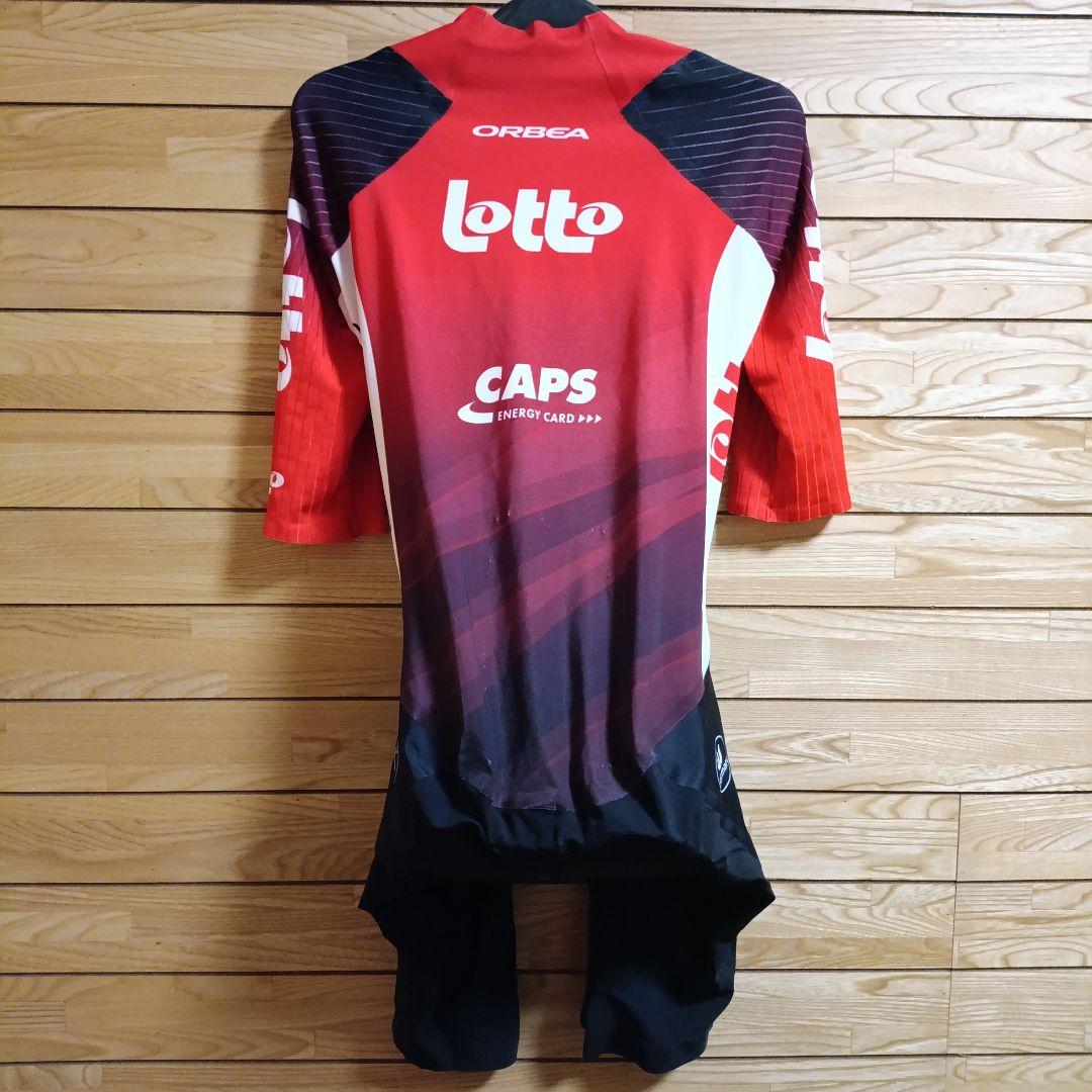 支給品　Lotto Cycling Team　半袖スキンスーツ　ロット　ワンピ