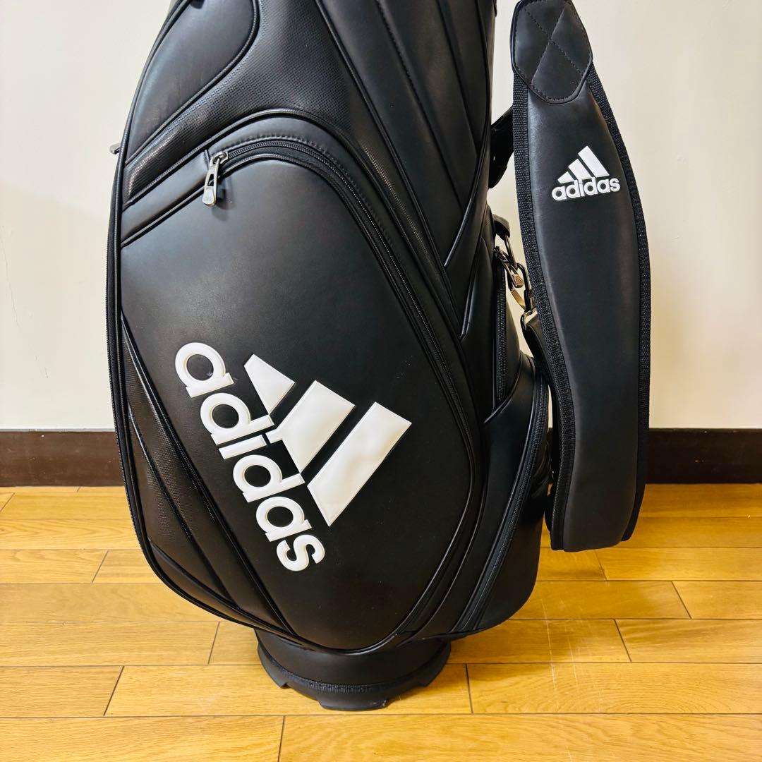 【美品】　adidasアディダス　キャディバッグ ゴルフバッグ　送料込み