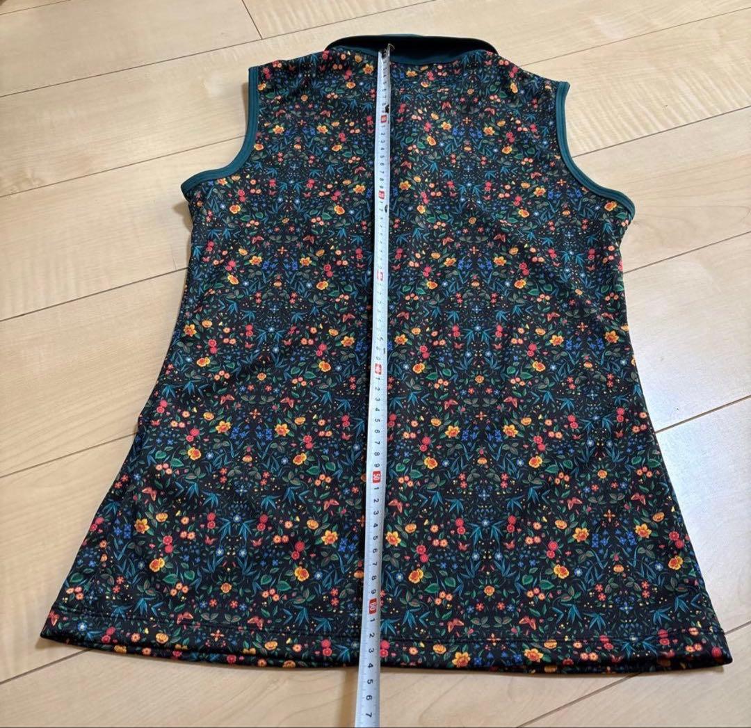 デサント　リバティプリント　スリーブレスシャツ　GR00 サイズO XL LL