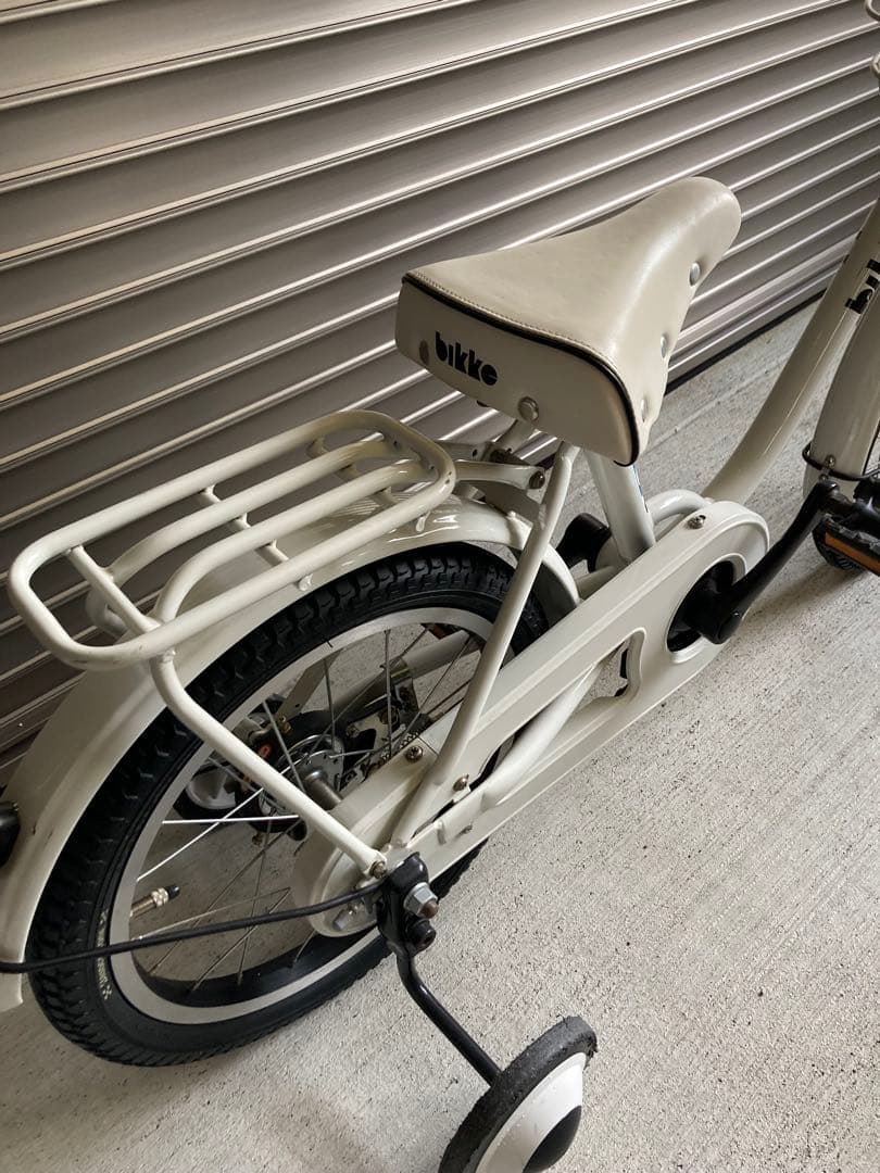 【引取り限定】ブリヂストン bikke m 子供用自転車 ホワイト