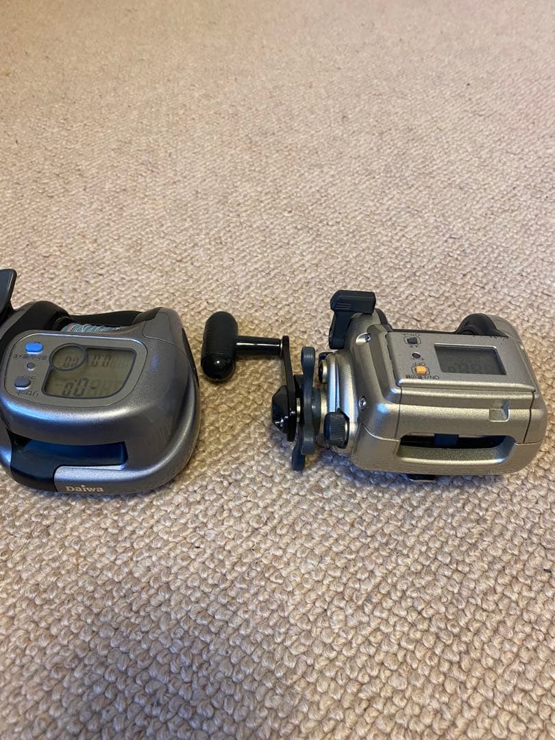 ダイワタナセンサーS400DX シマノ小舟1000EV カウンター付き両軸リール