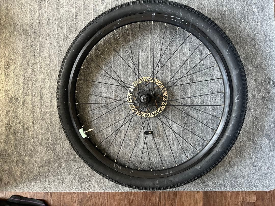 27.5*2.10 MTB 自転車ホイールセット タイヤ・ディスクローター付き