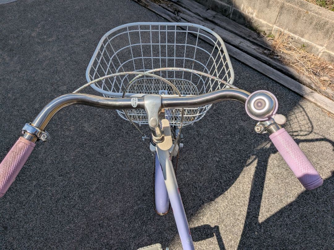 『シードリーム』 子供用自転車２２インチ パープル　【名古屋市中村区受渡】