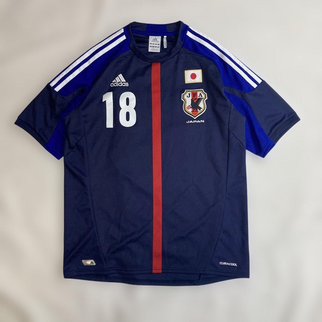 アディダス 12/13 日本代表　サッカー　ユニフォーム　本田圭佑 18番　L