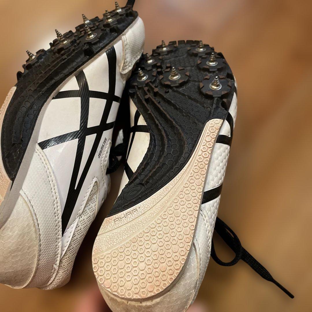 ASICS エフォート13スパイクシューズ 22.0 cm ホワイト/ブラック