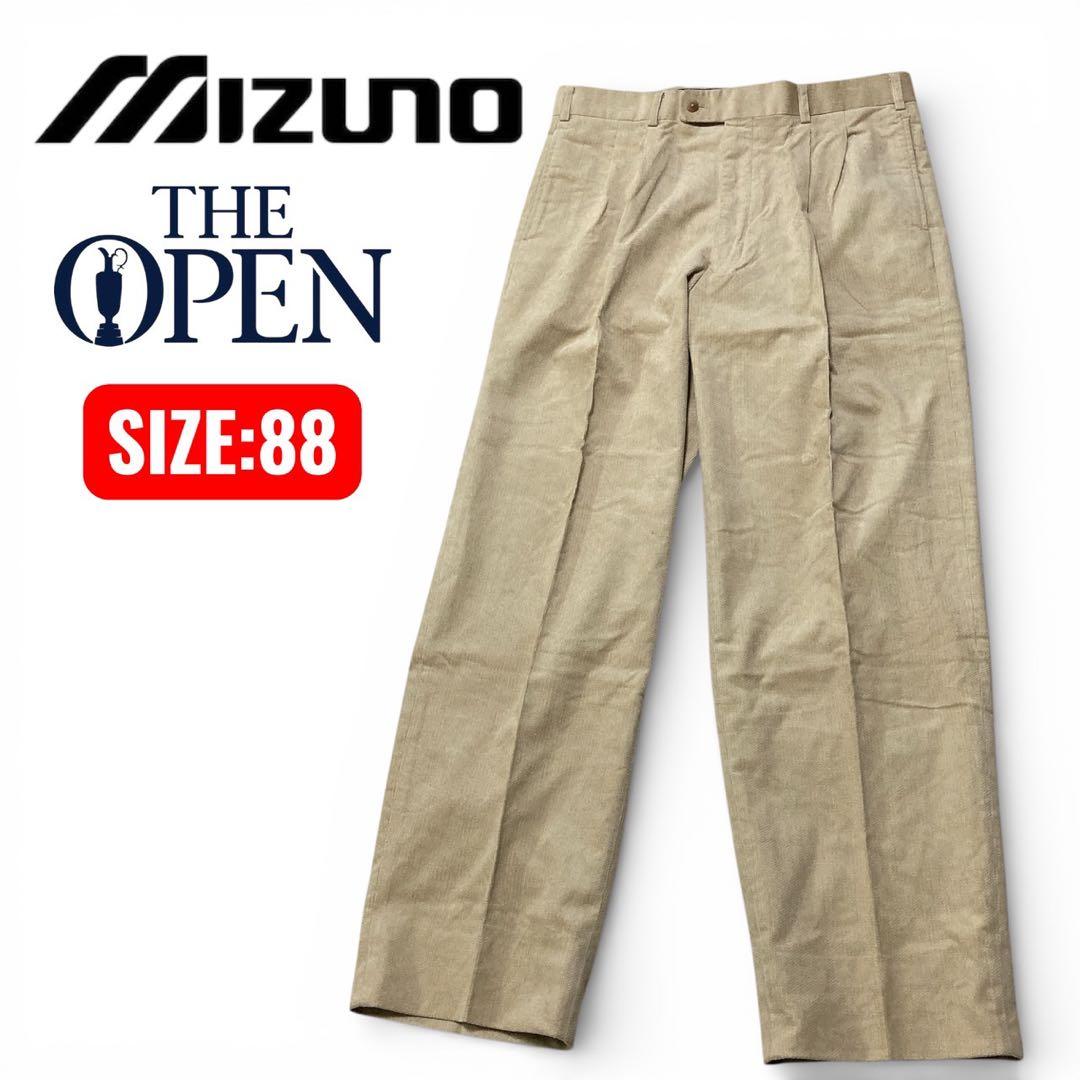 美品　ミズノ　ゴルフ　スラックス　パンツ　コーデュロイ　　MIZUNO チノパン
