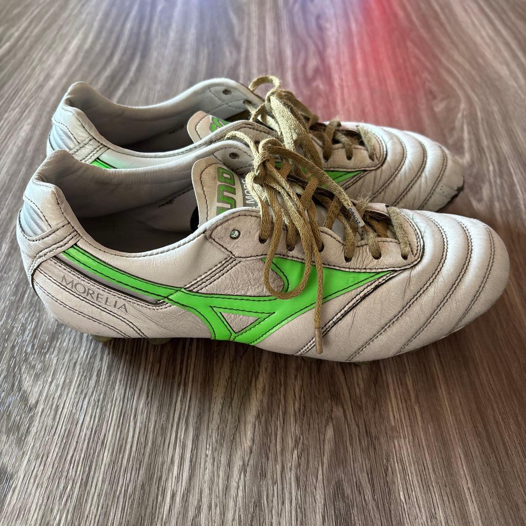 Mizuno モレリア2JAPAN ホワイト/グリーン 23.5
