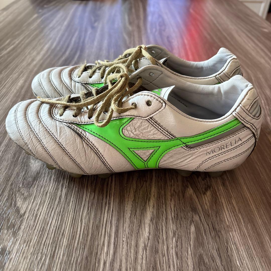 Mizuno モレリア2JAPAN ホワイト/グリーン 23.5