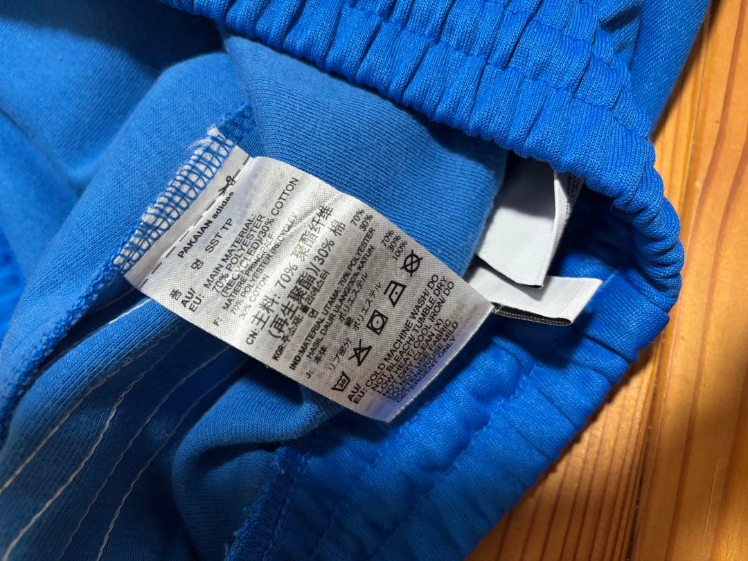 adidas トラックジャケット トラックパンツ 青