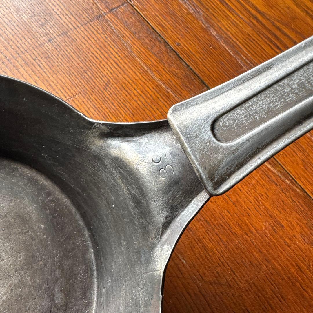 ビンテージ　コールドハンドルフライパン　スキレットカウボーイ