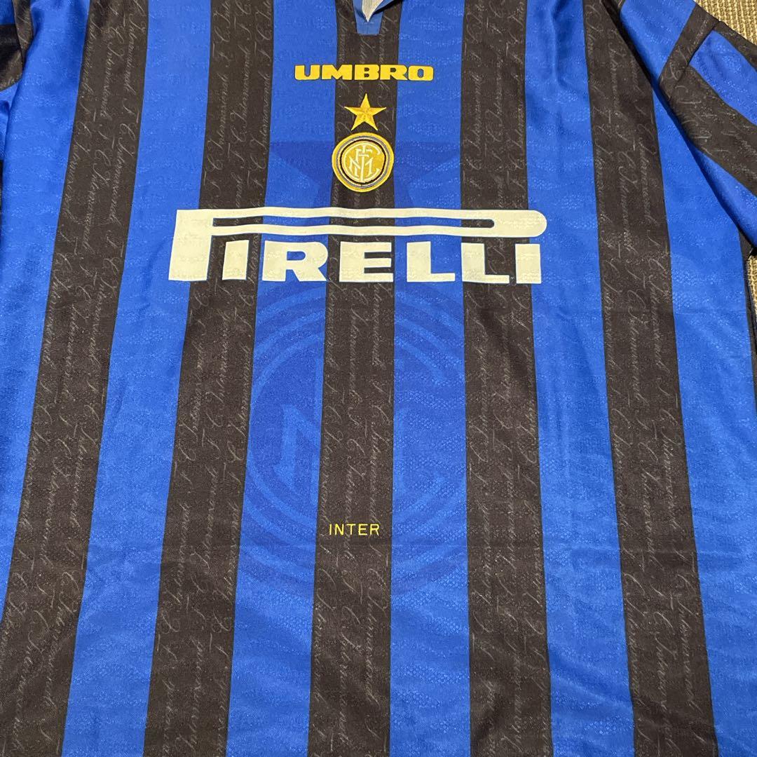 【正規品】UMBRO×インテル 97-98ユニフォーム/#4サネッティ/XL