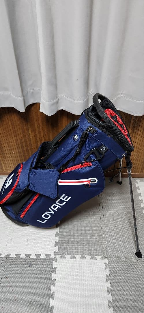 【新品未使用】14分割 LOVACE ネイビー キャディバッグ 残り1個