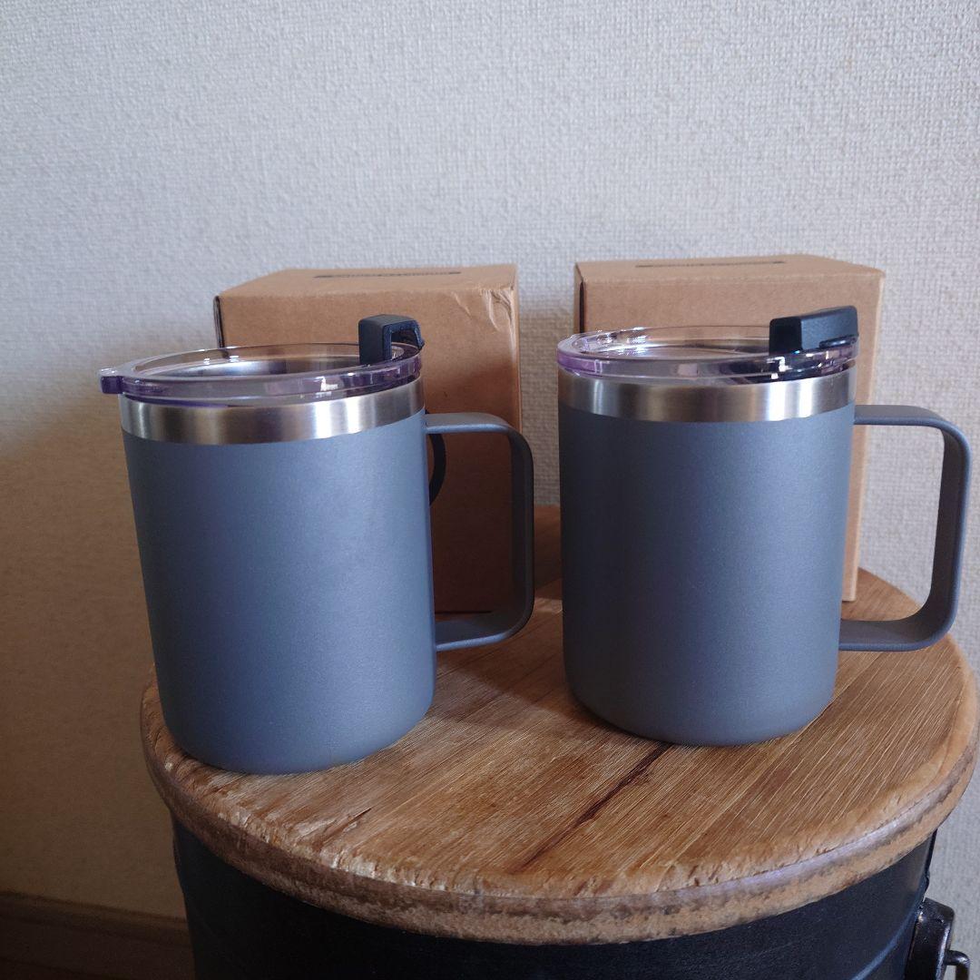 ブルックリンワークスCUP W ステンレス製ダブルマグカップ 2個