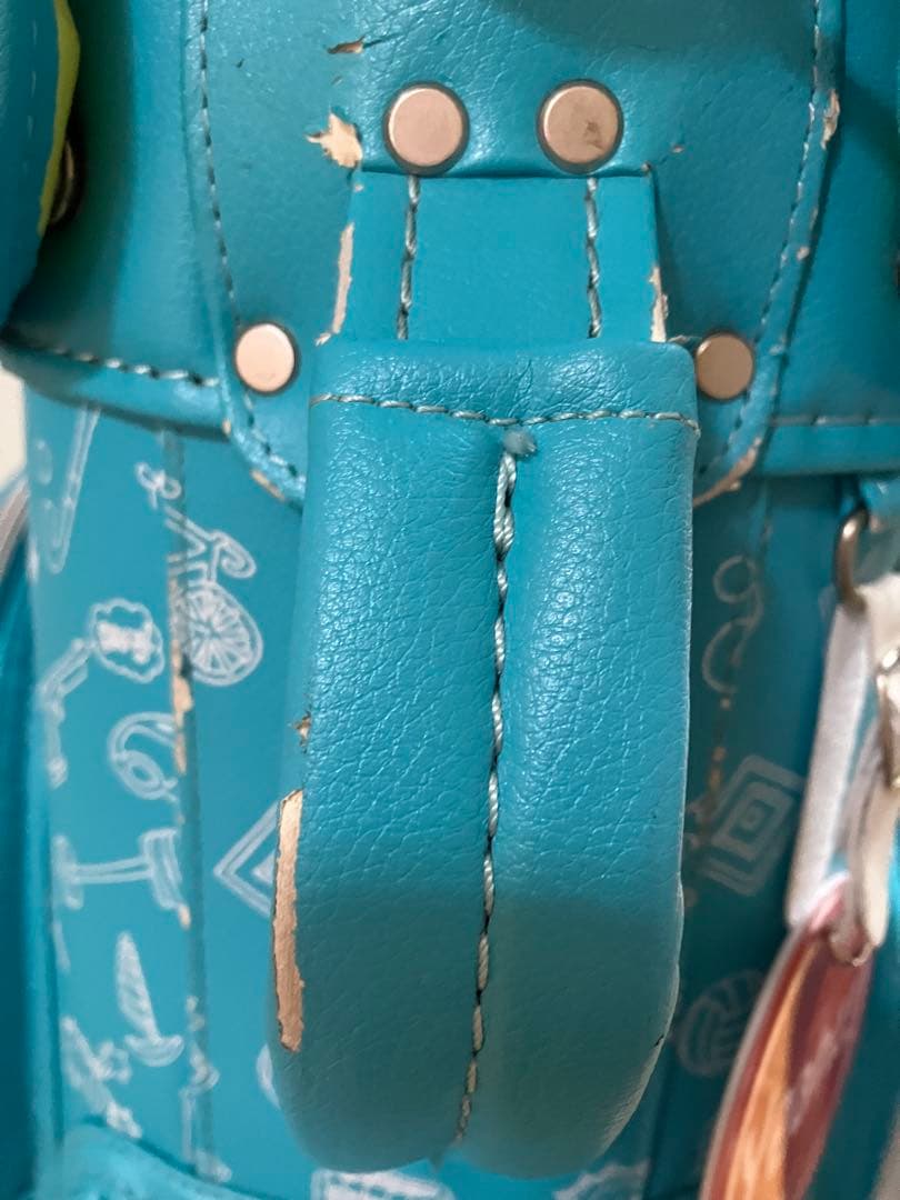 MIZUNO 水色 キャディバッグ 遊びのアイコン付き