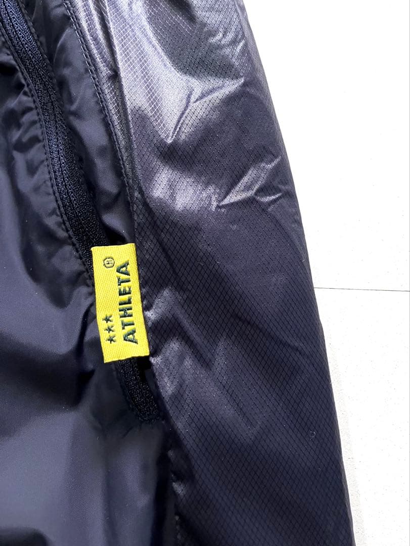 ATHLETA ウインドブレーカーセットアップ　ダークネイビー　L　ピステスーツ