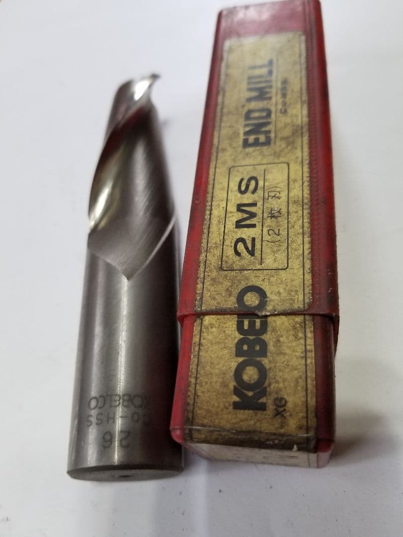 中古美品　 コベルコ　★２枚刃エンドミル　2６φ