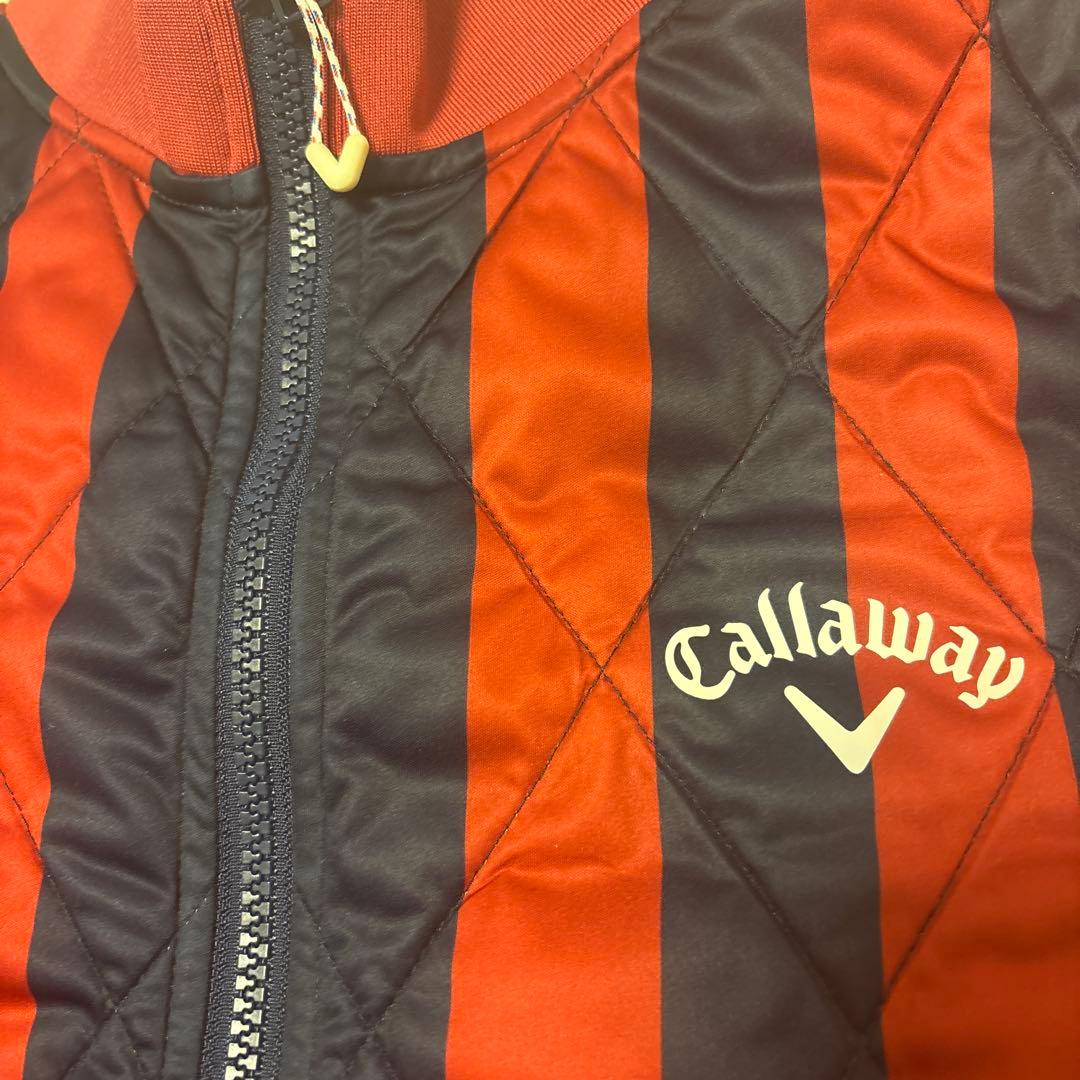 キャロウェイ Callawayストライプ2WAYブルゾン長袖 ベスト