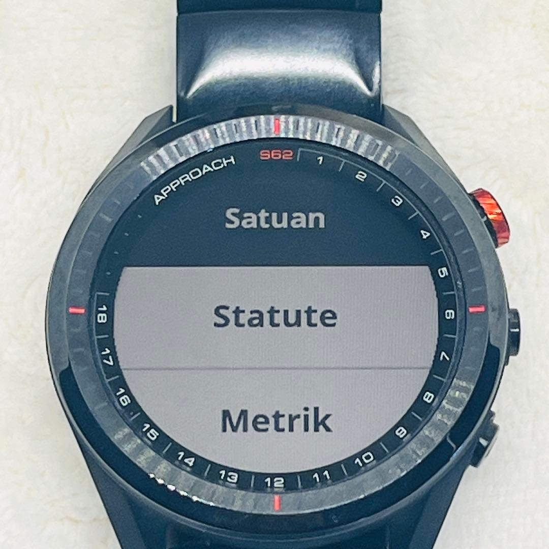 GARMIN APROACH S62 黒　ステンレスベルト付き