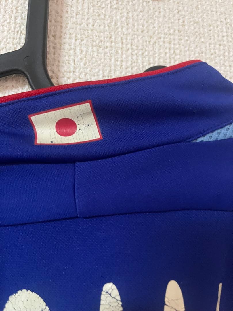 adidas サッカー　日本代表　ユニフォーム 中村憲剛選手　ゲームシャツ