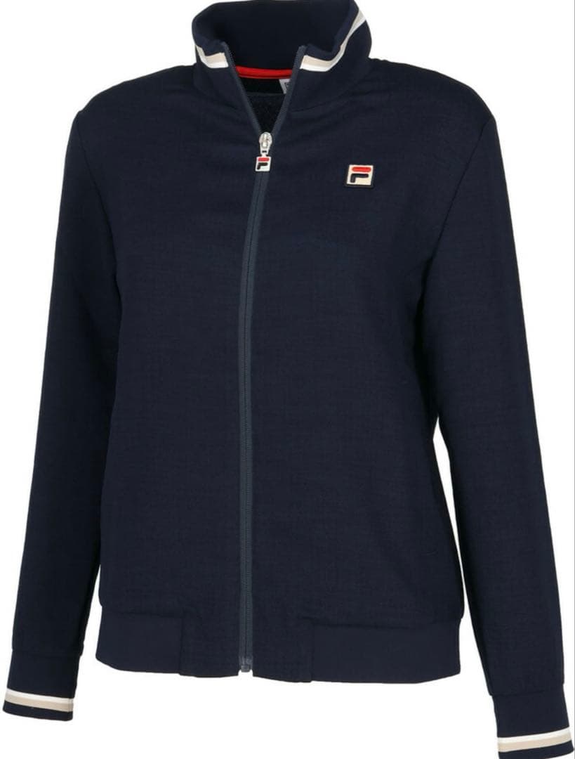 FILA フィラネイビー ジップアップジャケット