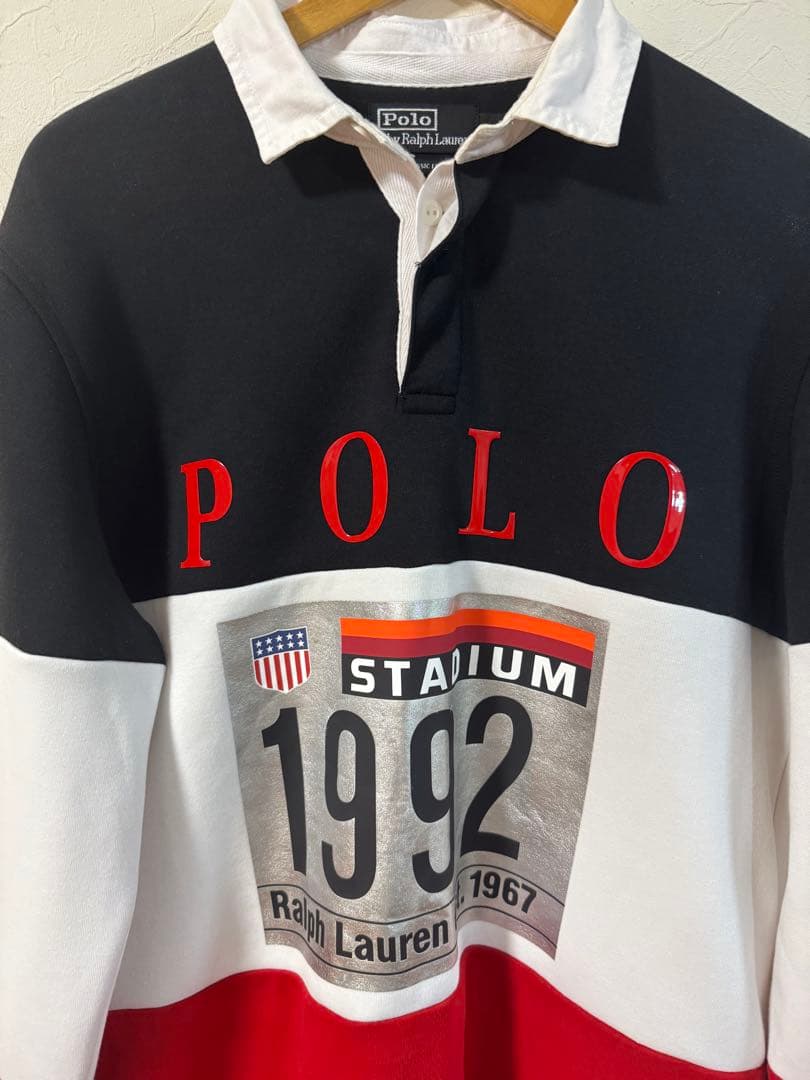 Polo by Ralph Lauren 1992 ラガーシャツ M