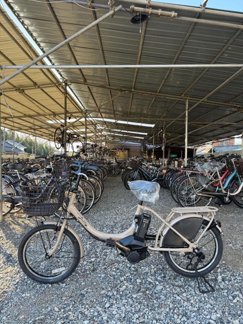 電動アシスト自転車 ベージュ シティタイプ