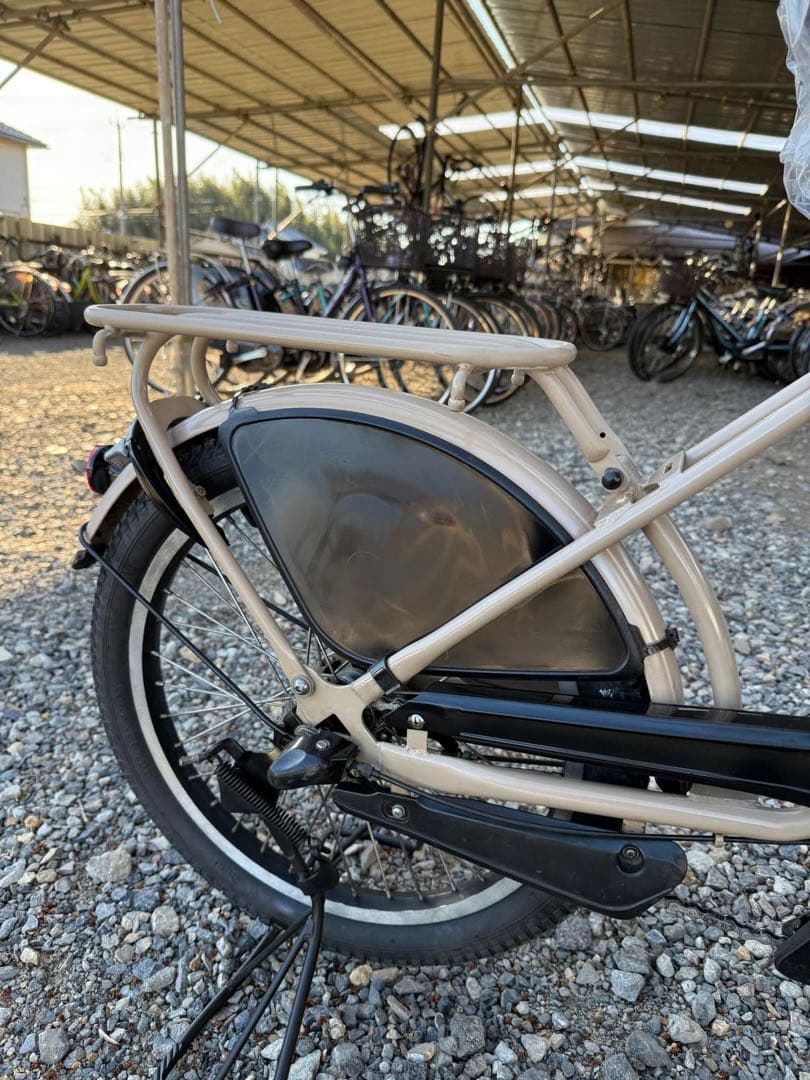 電動アシスト自転車 ベージュ シティタイプ