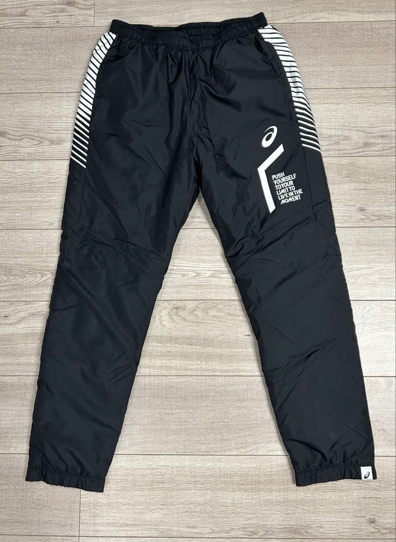 アシックス ウインドブレーカー M 上下 セットアップ asics 裏トリコット