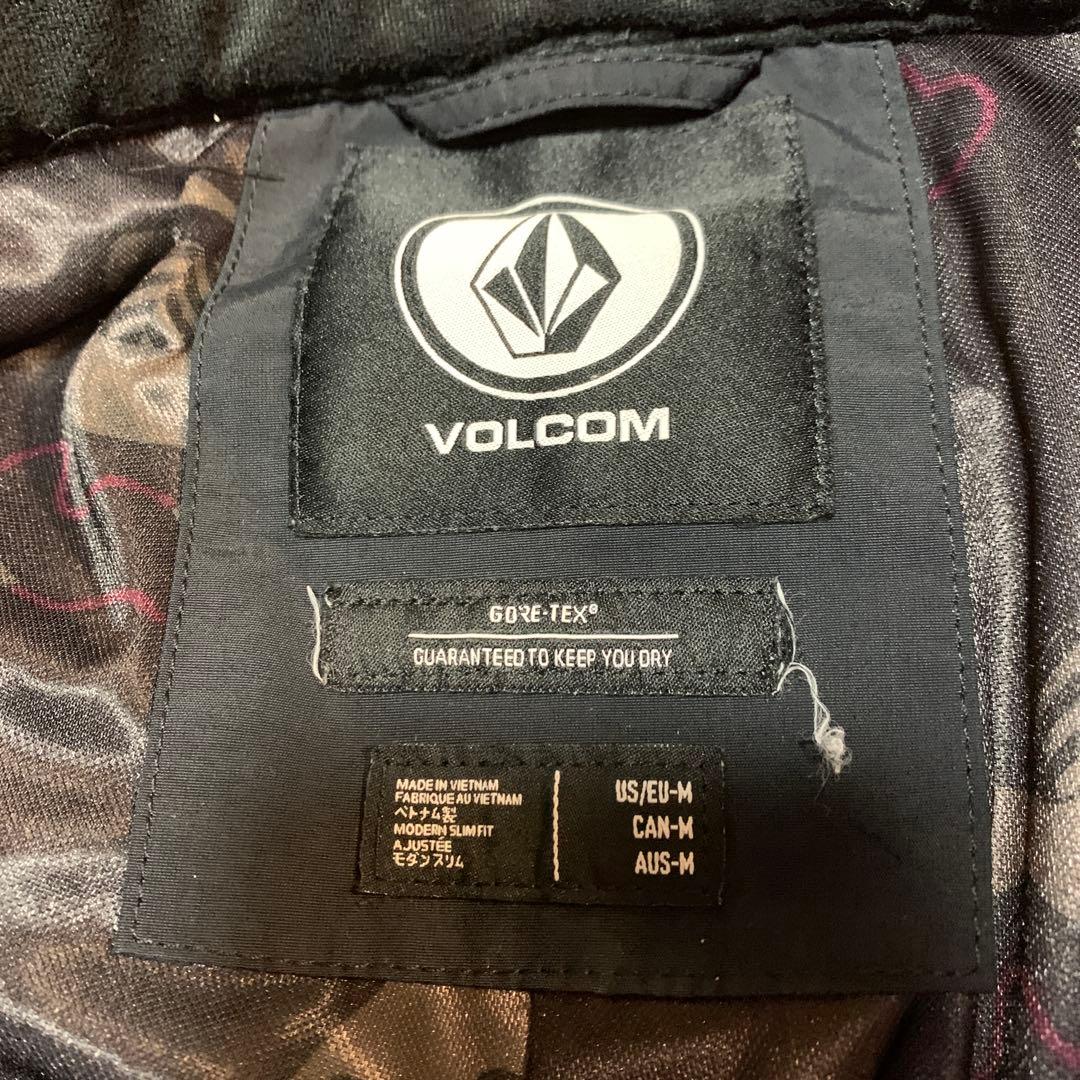 希少、Volcom ゴアテックス　ブラック スノーボードパンツ　サイズM