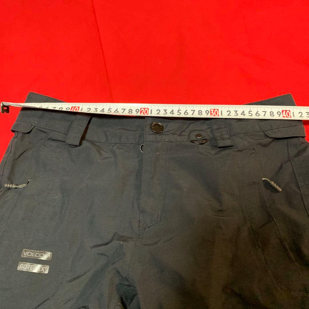 希少、Volcom ゴアテックス　ブラック スノーボードパンツ　サイズM