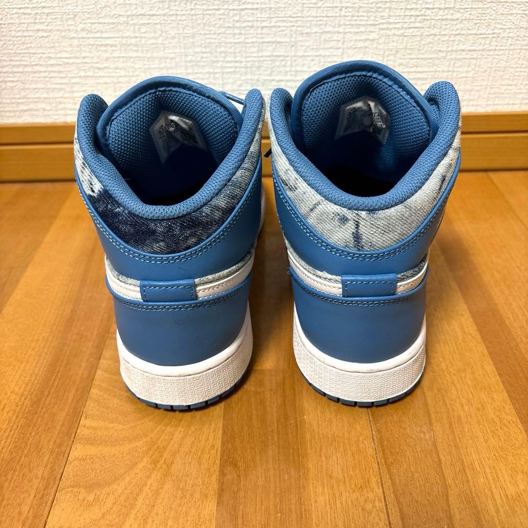 NIKE Air Jordan 1 Mid エアジョーダン1 GS 24.5cm