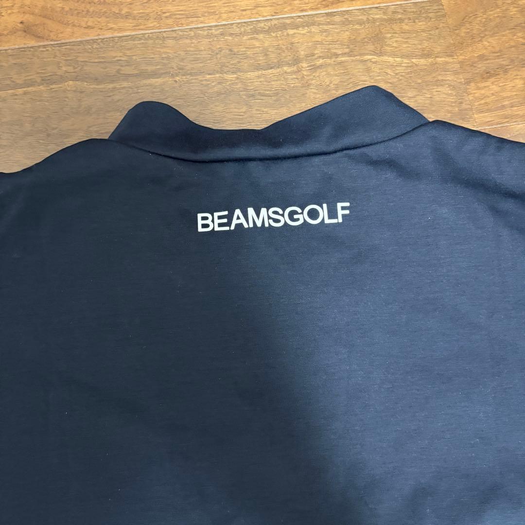 BEAMS GOLF ORANGE LABEL ストレッチモックネックシャツ