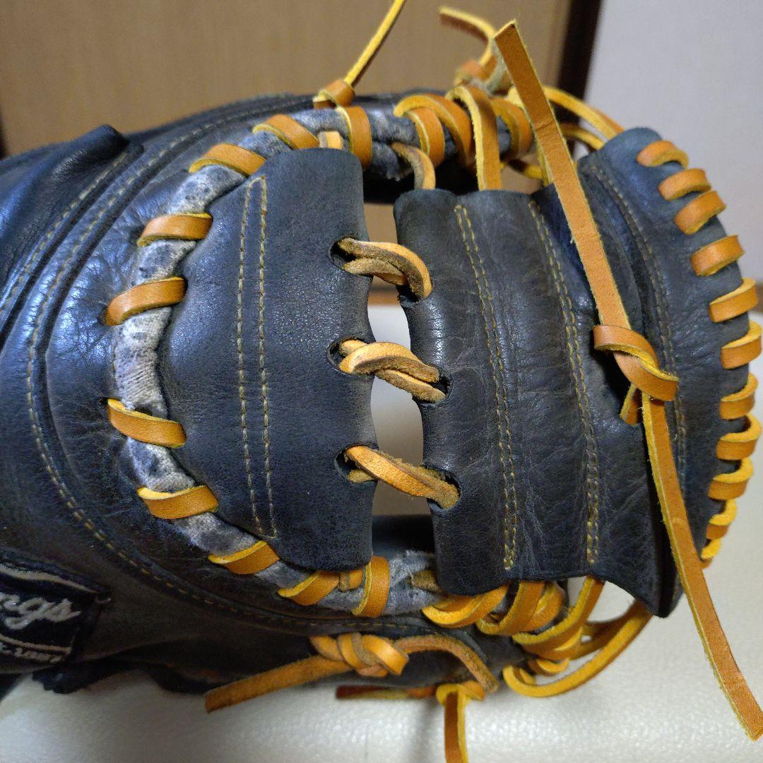 ローリングス　BolderFIeld 一般軟式用キャッチャーミット　レース交換