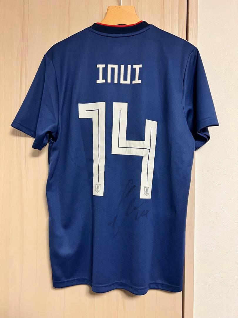 サッカー日本代表ユニフォーム2018-2019　乾貴士サイン入