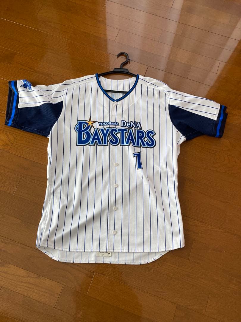実使用・直筆サイン入　横浜DeNAベイスターズ　金城龍彦　2012年ユニフォーム