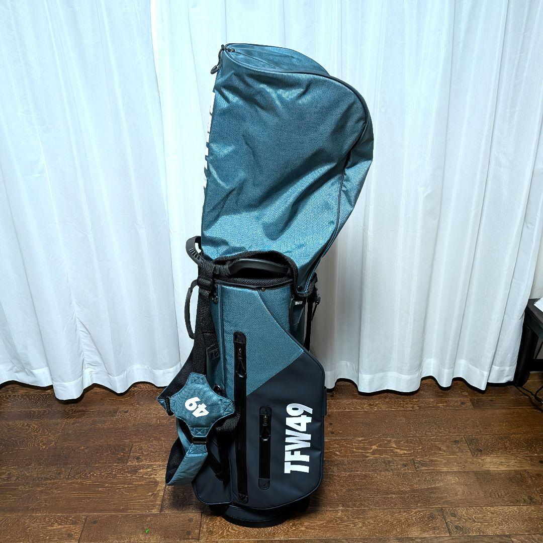 【極美品】TFW49 FORTYNINE キャディバッグ フードカバー付き