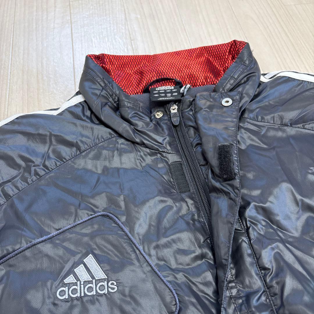 adidas アディダス ベンチコート ブラック メンズサイズ3XO