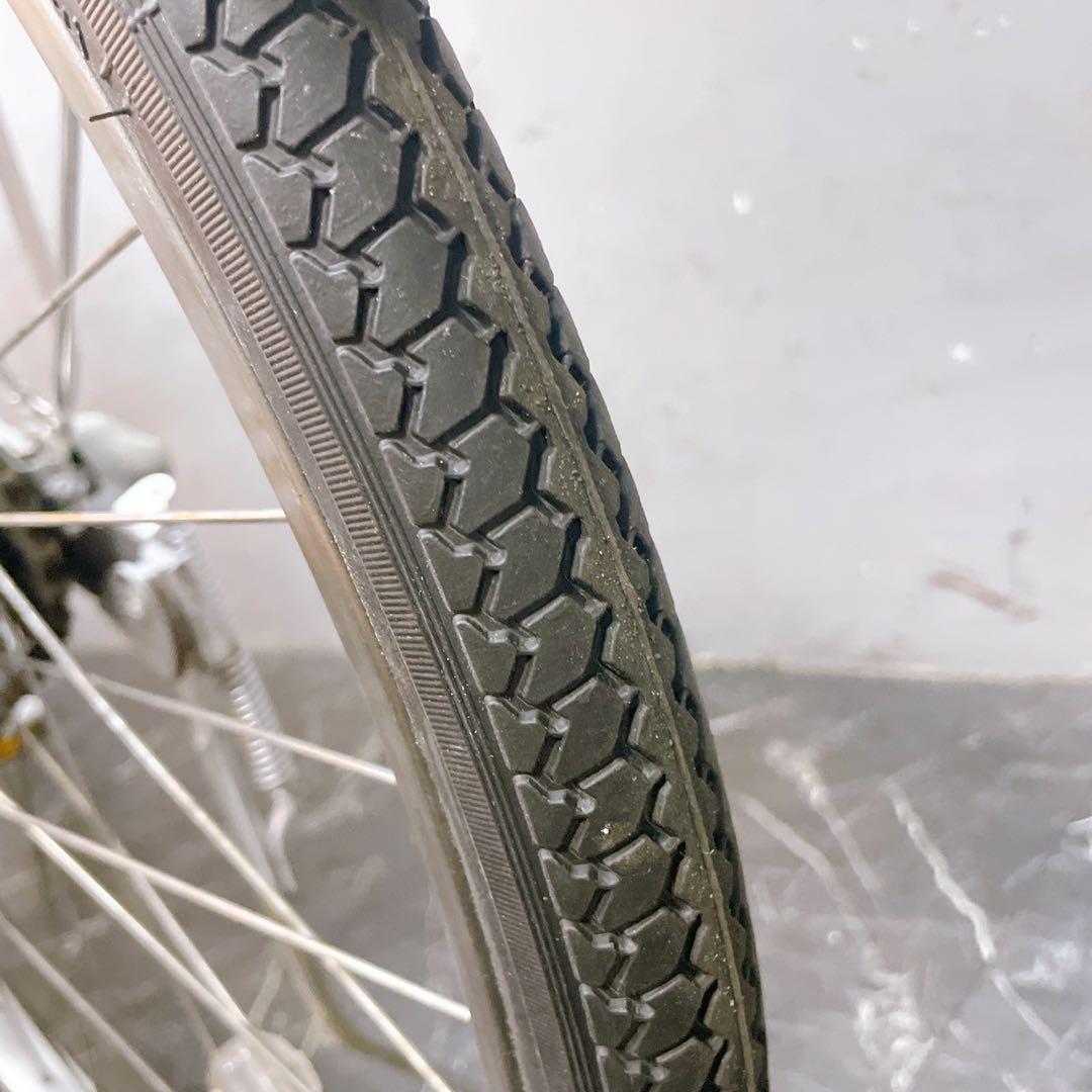 【26】電動自転車 ブリヂストン Assista シルバー 26インチ