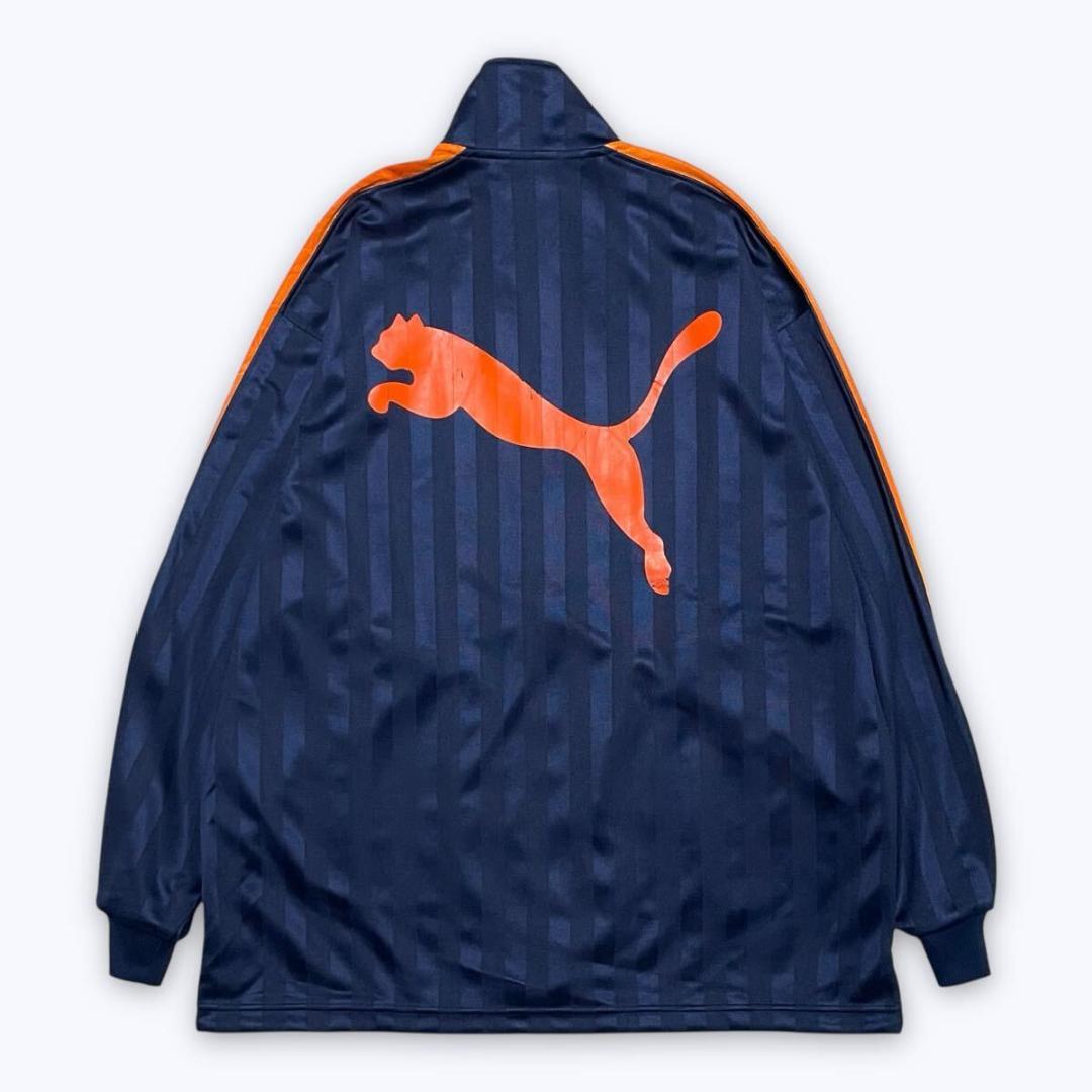 プーマ PUMA ジャージ 上下 セットアップ 紺 オレンジ Y2K S-M