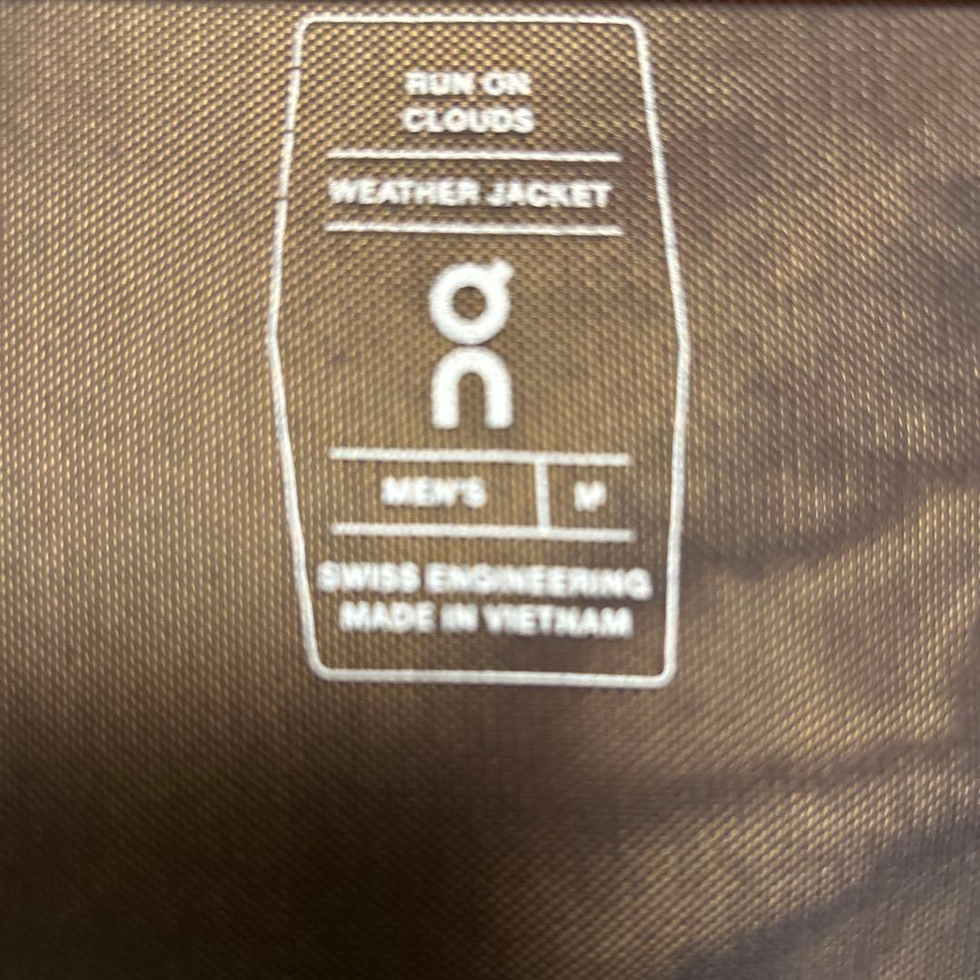 On Weather Jacket M オレンジ/ネイビー