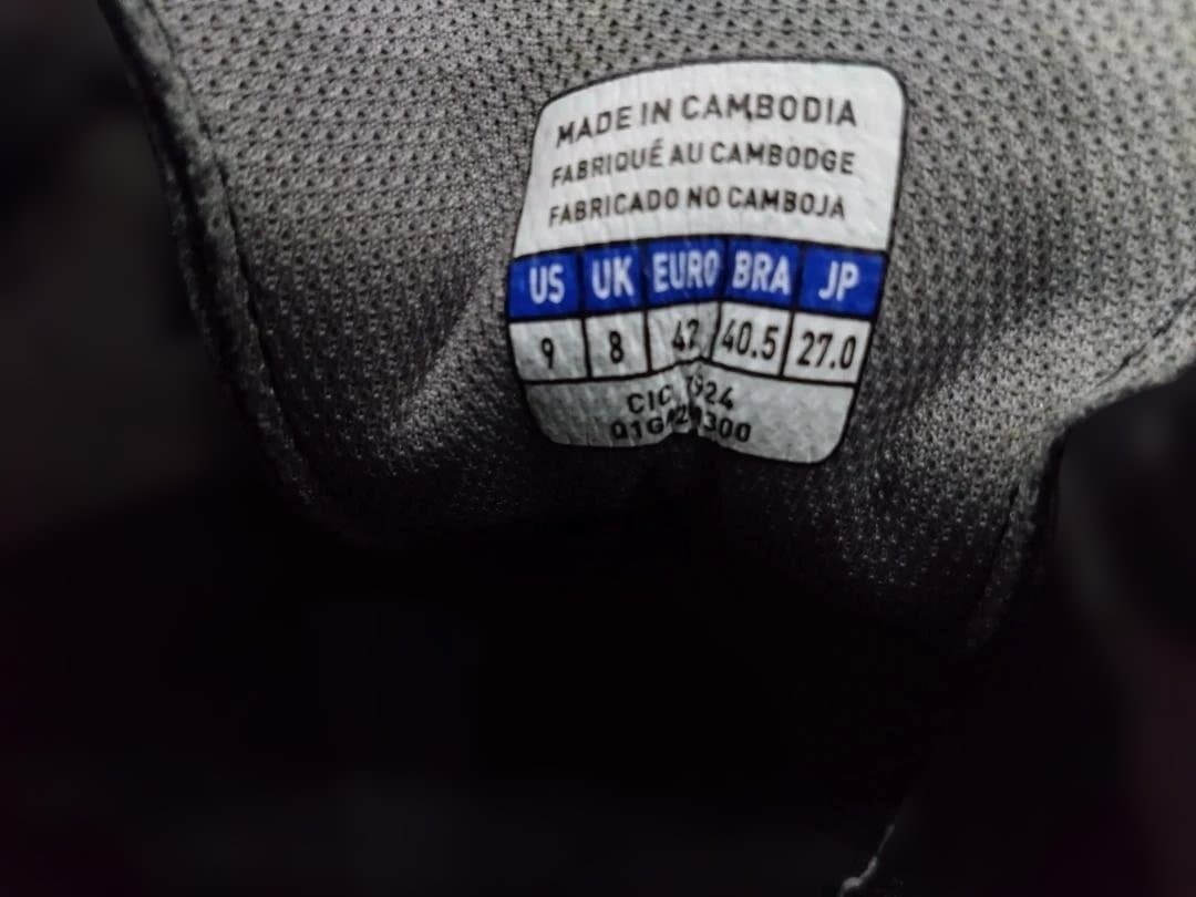 MORELIA ブラック フットサルシューズ
